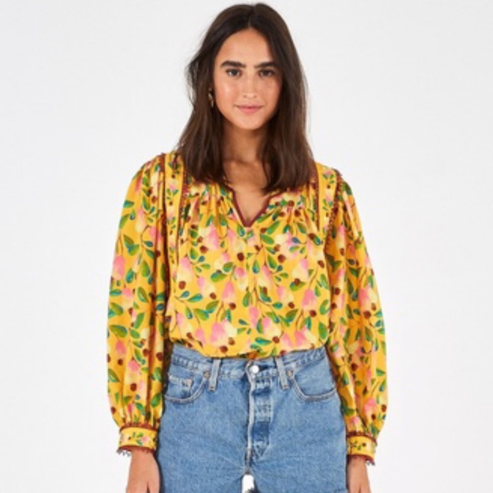 Farm Rio Mini Cashew Blouse